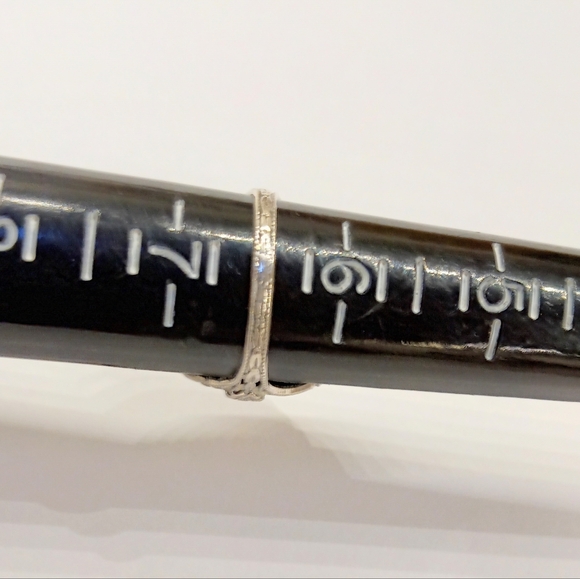 Vintage Antique Blister Pearl Sterling Ring - Picture 5 of 5